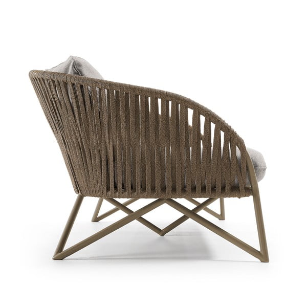 Světle hnědá zahradní pohovka Branzie – Kave Home-image-3