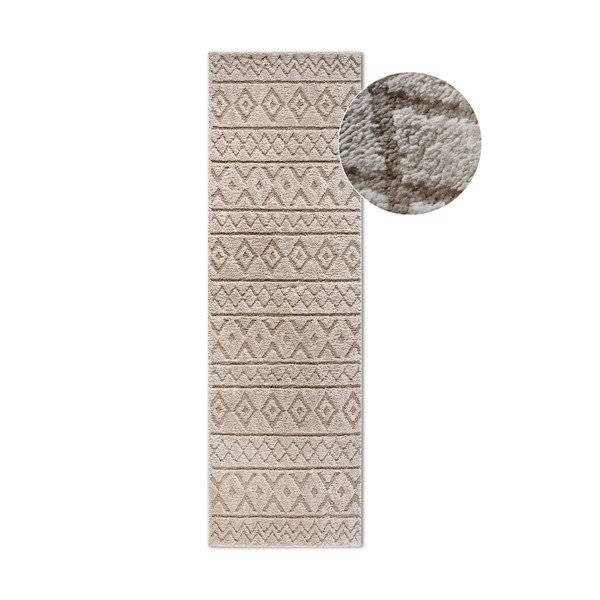 Béžový běhoun 80x240 cm Carpet Itinerance Beige – Elle Decoration