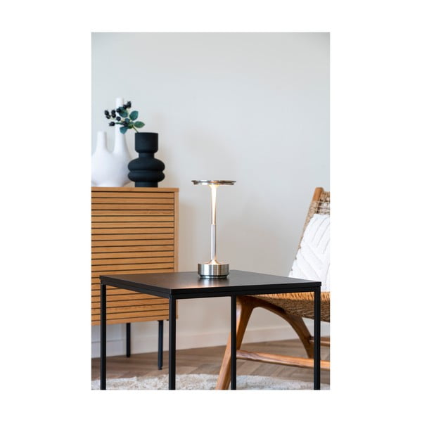 LED stolní lampa ve stříbrné barvě (výška 28,5 cm) Lyneham – House Nordic-image-2