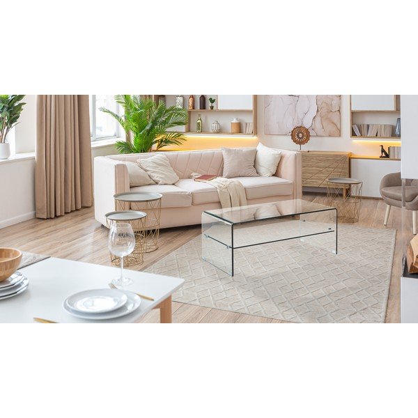 Skleněný konferenční stolek 50x100 cm Cristal Evo – Tomasucci-image-2