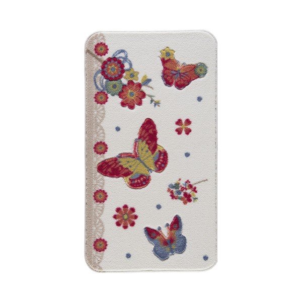 Koupelnová předložka Confetti Bathmats Battus Red, 55 x 57 cm-image-1