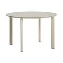 Kulatý zahradní jídelní stůl se skleněnou deskou ø 120 cm Erice – Kave Home