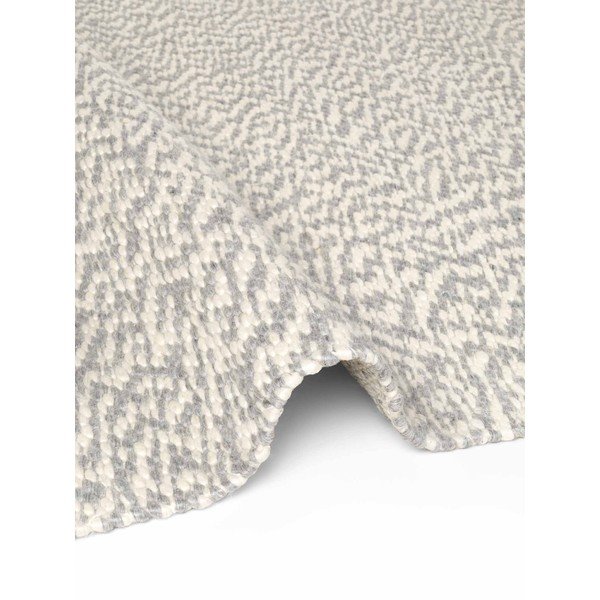 Světle šedý/krémový ručně tkaný vlněný koberec 140x200 cm Lyon Beans – Elle Decoration-image-4