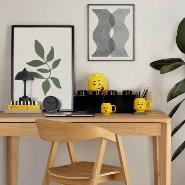 Žlutý keramický dětský hrnek 255 ml Head – LEGO®-image-1