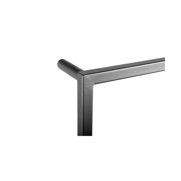 Černý ocelový nástěnný stojan na ručníky Sapho Ska-image-3