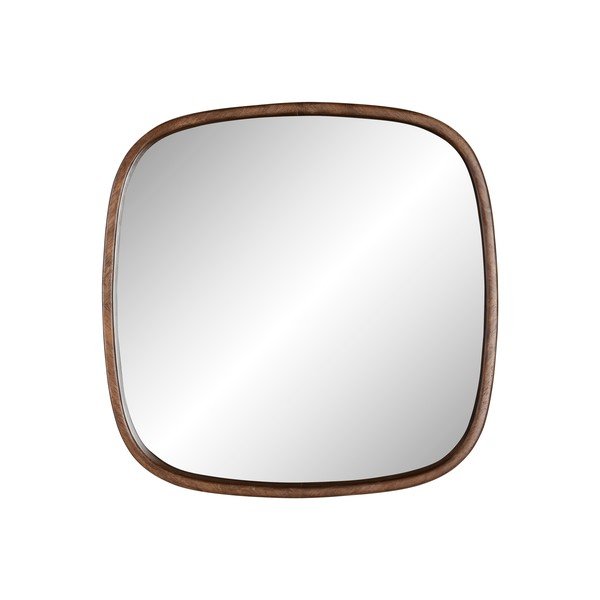 Nástěnné zrcadlo s dřevěným rámem 50x50 cm Nyko – White Label