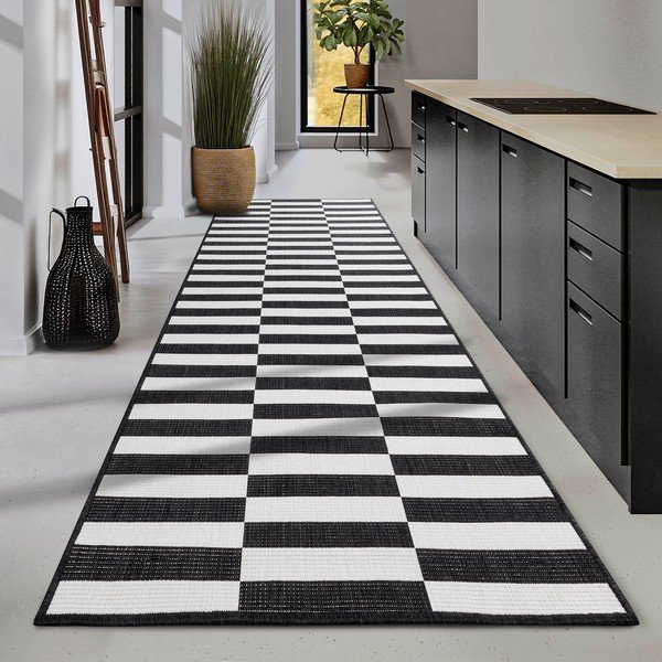Černobílý běhoun 80x200 cm Viela – Hanse Home-image-2