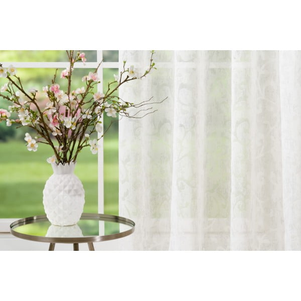 Béžová záclona 140x260 cm Baroque – Mendola Fabrics-image-3