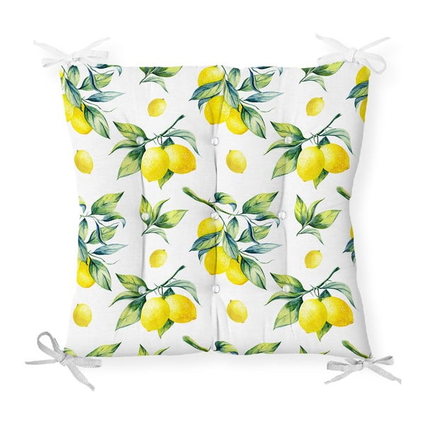 Podsedák s příměsí bavlny Minimalist Cushion Covers Lemons, 40 x 40 cm