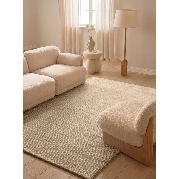 Béžový ručně tkaný vlněný koberec 200x300 cm Richmond Diana – Ted Baker-image-1