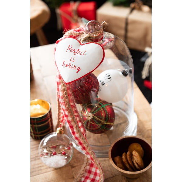 Sada 6 skleněných vánočních ozdob J-Line Traditional-image-1