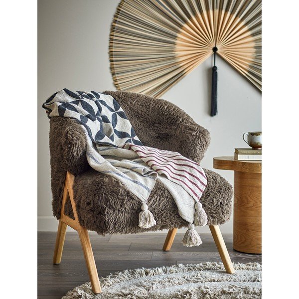 Deka s příměsí bavlny 130x155 cm Forma – Bloomingville-image-2