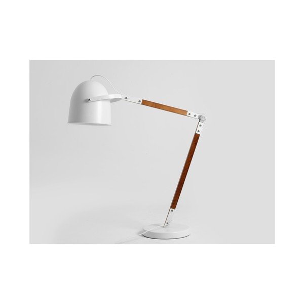 Stojací lampa s bílým stínidlem Custom Form Hubert-image-4
