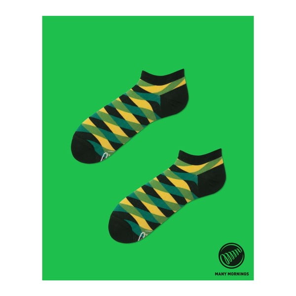 Ponožky Many Mornings Illusions Green Low, vel. 43/46