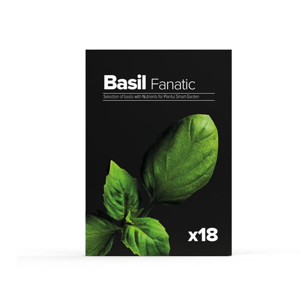 Sada 18 kapslí se semínky bazalky Plantui Basil Fanatic