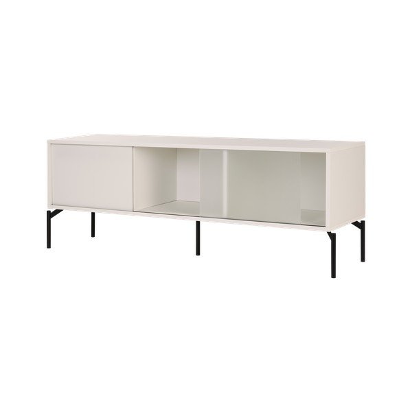 Šedobéžový TV stolek 160x60x42 cm Met – noo.ma