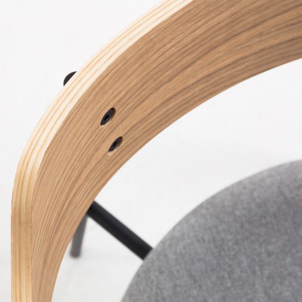 Světle šedá jídelní židle Kave Home Olympia-image-1