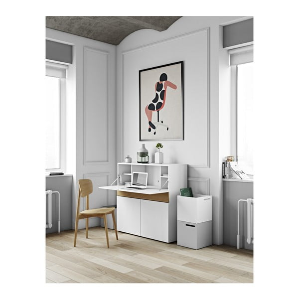 Bílý úložný box ke knihovně TemaHome Berlin-image-1