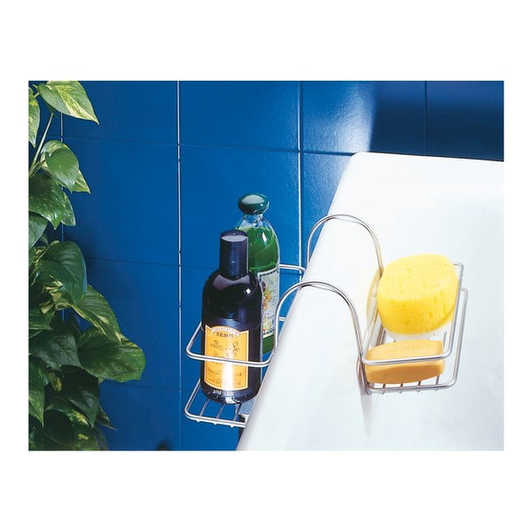 Oboustranná polička k zavěšení do vany Metaltex Oasis-image-2