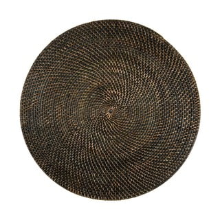 Hnědé ratanové prostírání Tiseco Home Studio, ø 36 cm