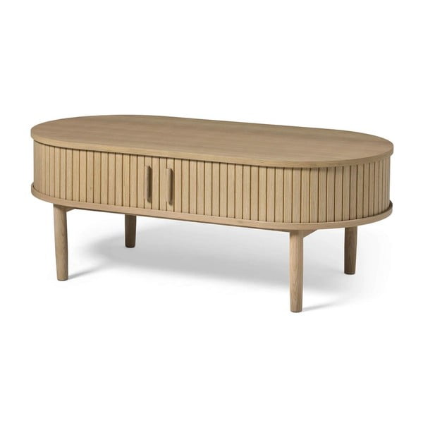 Konferenční stolek v dekoru dubu v přírodní barvě 60x120 cm Meta – Unique Furniture