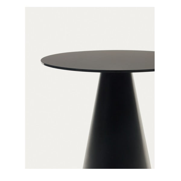 Kulatý odkládací stolek se skleněnou deskou ø 50 cm Wilshire – Kave Home-image-2