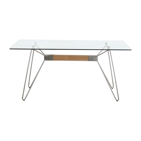 Jídelní stůl s černýma nohama Marckeric Nicole, 160 x 90 cm-image-1