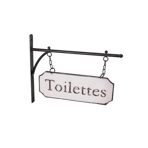 Kovová cedule 33x26,5 cm Toilettes – Antic Line