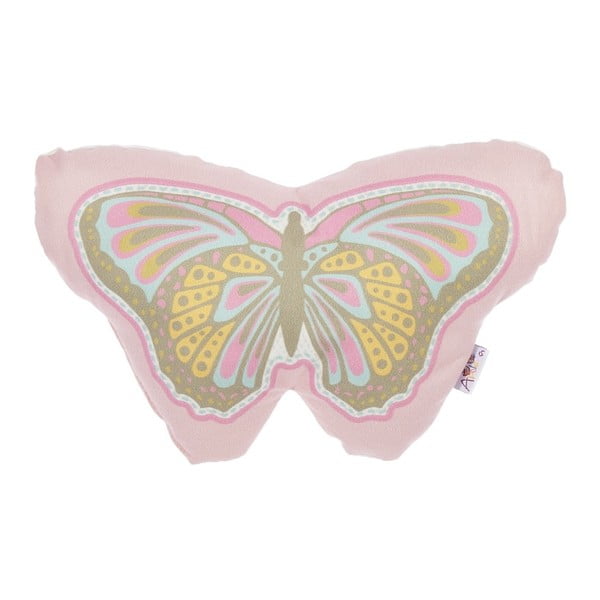 Dětský polštářek s příměsí bavlny Mike & Co. NEW YORK Pillow Toy Butterfly, 30 x 18 cm