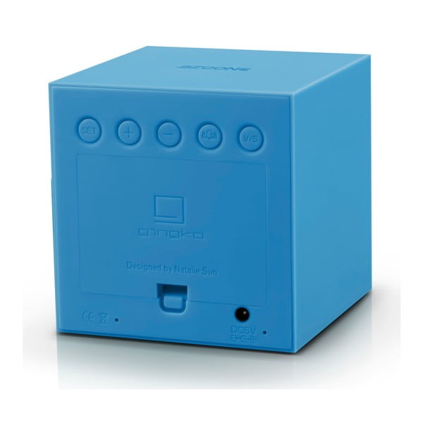 Azurově modrý LED budík Gingko Gravity Cube-image-3