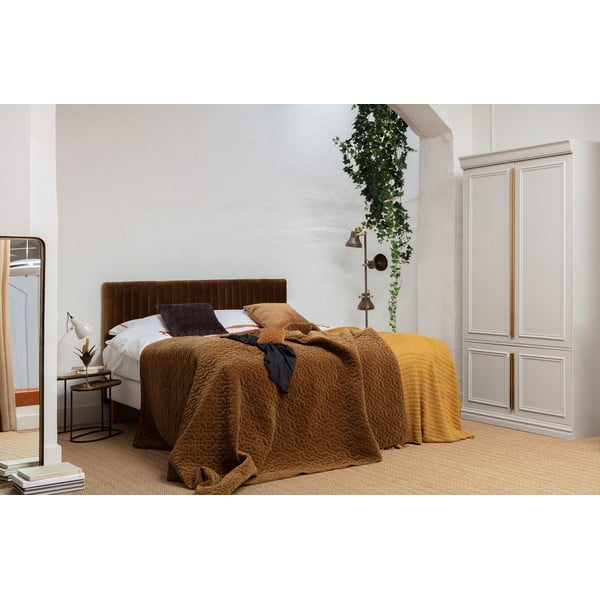 Světle šedá šatní skříň z borovicového dřeva 110x215x62 cm Organize – WOOOD-image-4