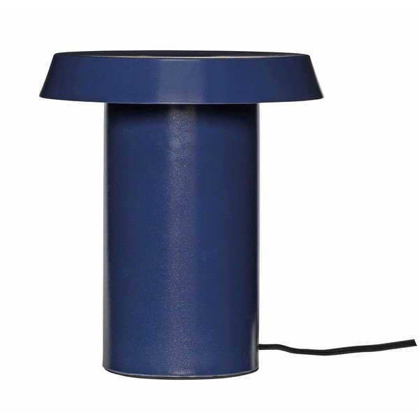 Modrá kovová stolní lampa Keen - Hübsch
