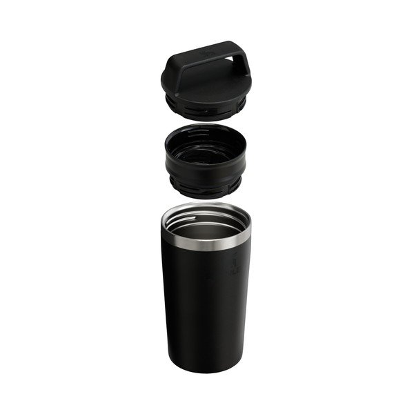 Černý termo hrnek z nerezové oceli 350 ml Café-To-Go Travel Mug Black 2.0 – Stanley-image-1