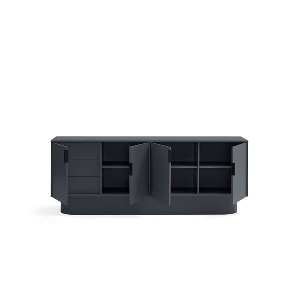 Antracitová komoda 200x77,5 cm Totem – Teulat-image-4