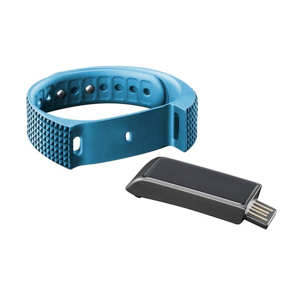 Modro-černý bluetooth fitness náramek s dotykovým displejem CellularLine EASYFIT TOUCH-image-1