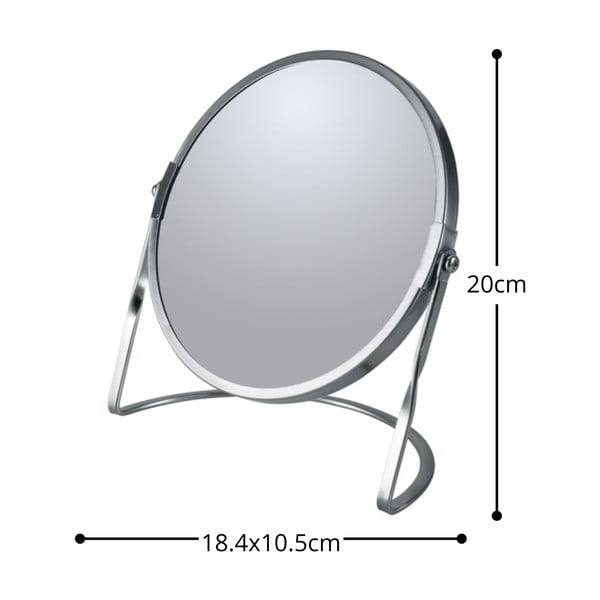 Kosmetické zvětšovací zrcadlo (zvětšení 5x) ø 18 cm Akira – Spirella-image-4