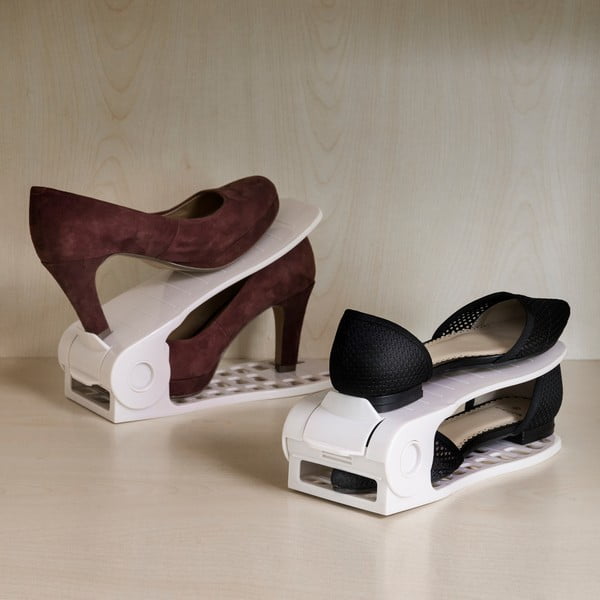 Sada 6 organizérů na boty InnovaGoods Rack Adjustable Slots-image-1