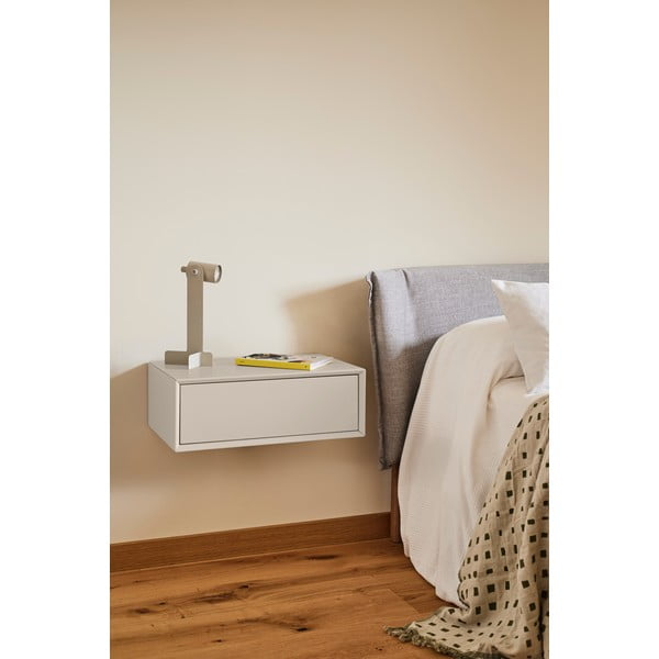 Krémový závěsný noční stolek Platt – Teulat-image-1