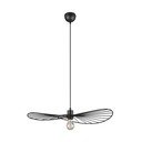 Matně černé závěsné svítidlo ø 60 cm Chapeau – Reality