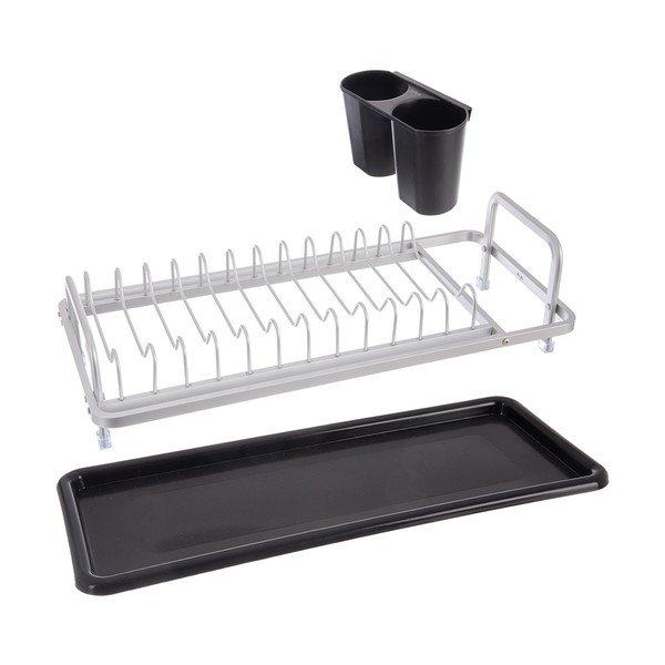 Černobílý kovový odkapávač 41,5x17 cm Deluxe – Orion-image-2