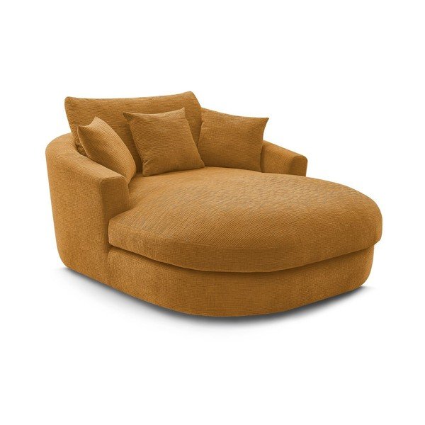 Žluté žinylkové křeslo Belem – Bobochic Paris