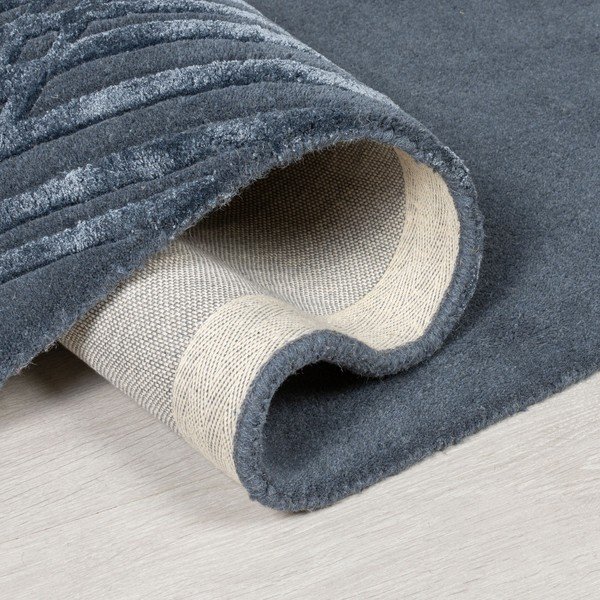 Modrý vlněný koberec Flair Rugs Diamonds, 160 x 230 cm-image-1