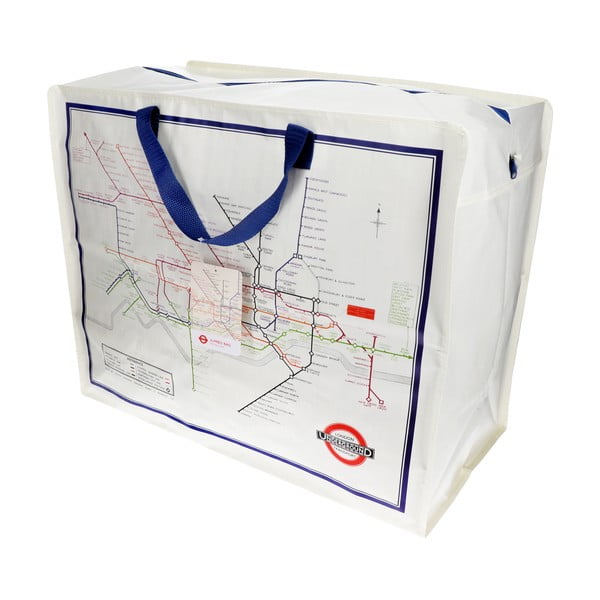 Úložný box na oblečení z recyklovaného plastu 58x28x48 cm Heritage Tube Map – Rex London