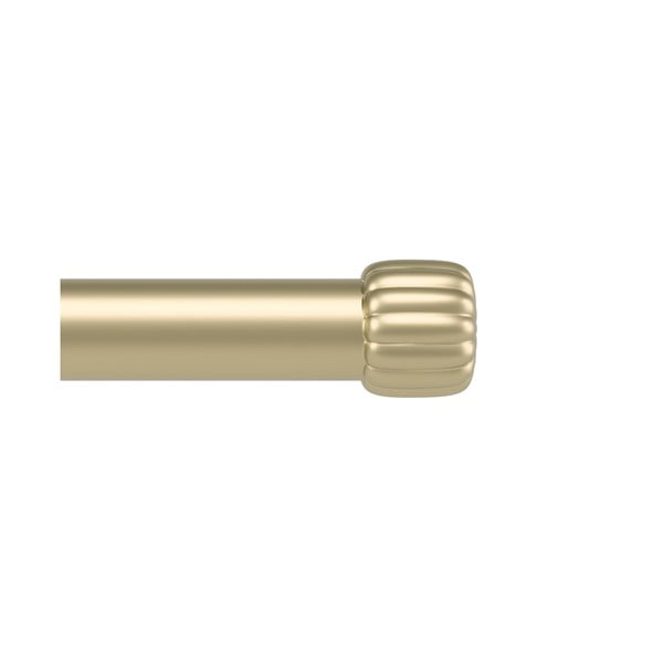 Ocelová roztažitelná garnýž v matně zlaté barvě 168 - 305 cm Cleo – Umbra