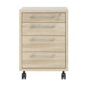 Uzamykatelné skříňka v dekoru dubu v přírodní barvě 48x68 cm Prima – Tvilum