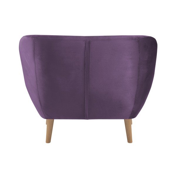 Fialové křeslo Mazzini Sofas Amelie-image-3