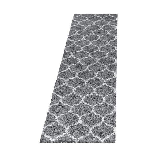 Šedý běhoun 80x250 cm Salsa – Ayyildiz Carpets