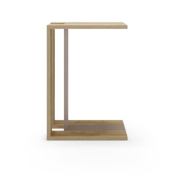 Odkládací stolek v dekoru dubu 40x30 cm Macha – Marckeric-image-3