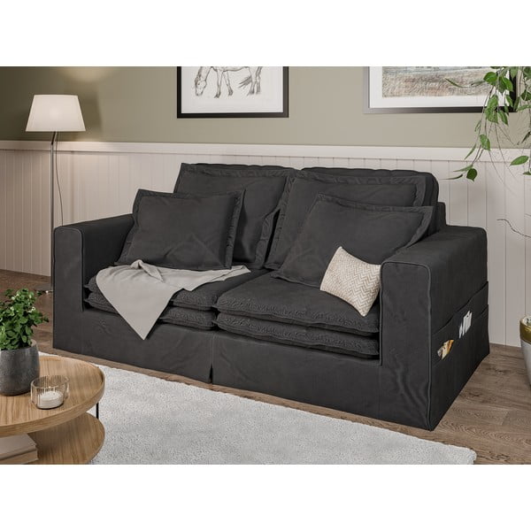 Antracitová pohovka 196 cm Nora – Ropez-image-3