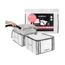 Vakuové vyztužené látkové úložné boxy na oblečení v sadě 2 ks 42x25x25 cm Life – Compactor